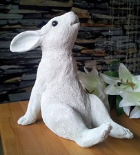 Prachtbursche! Großer Hase Rabbit Weiß Osterdeko Figur Dekoration Osterhase