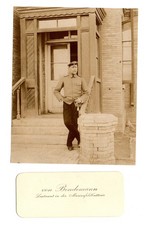 China Tientsin Tianjin Seebataillon Offizier von Bendemann orig photo + V 1900s