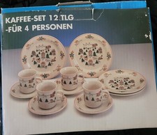Kaffeeservice für 4 Personen 12 Teile Weihnachten unbenutzt