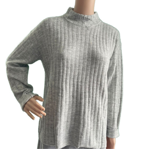Damen pulli braun beige - damen, grau