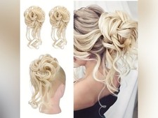 Haarteil BLOND 25 cm Zopfgummi