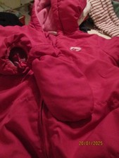 Baby Schneeanzug Rosa Gr 86/92