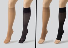 Stütz-Kniestrümpfe STARKE KOMPRESSION Stützstrümpfe offene und geschl. Fußspitze