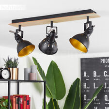 Küchen Strahler Schlaf Wohn Zimmer Lampe Vintage Holz Decken Leuchte verstellbar