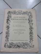 Geige - 10 kleine Vortragsstücke für Violine und Klavier von V. S. Skop op. 6