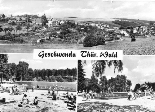 Geschwenda thür wald - ak,,