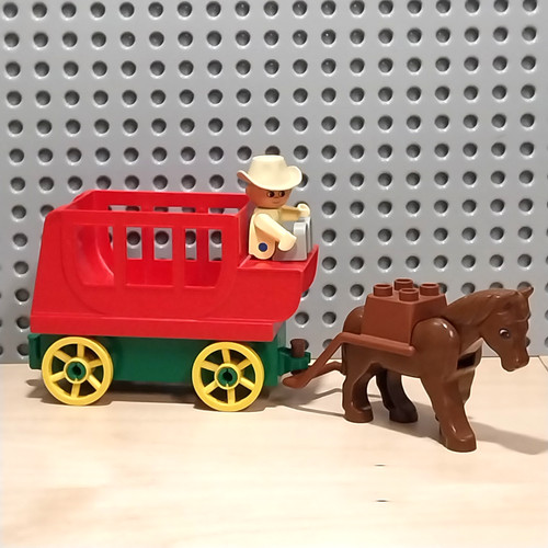 Lego duplo westernkutsche mit - duplo,