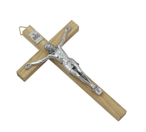 Holzkreuz eiche 15x25 - eiche, 15x25 cm