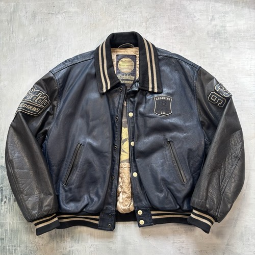 Vintage redskins lederjacke - vintage,