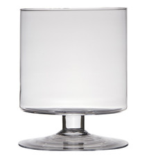 Glasschale auf fuß cylinder - auf,