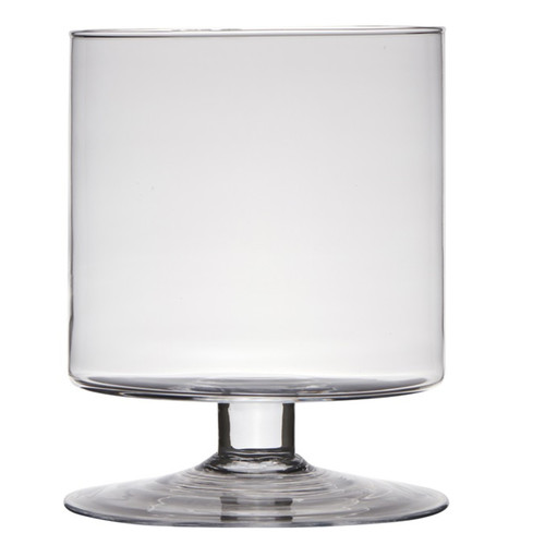 Glasschale auf fuß cylinder - glasschale,