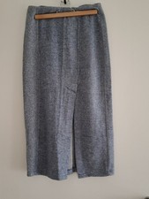 Blauer Tweed Wollrock Gr. 38 M