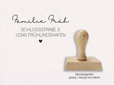 Adressstempel - Früh |