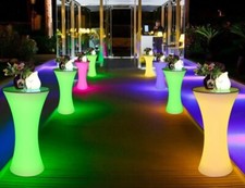 Outdoor LED Stehtisch
