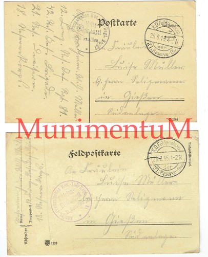 Feldpostkarten rir 21 - rir,