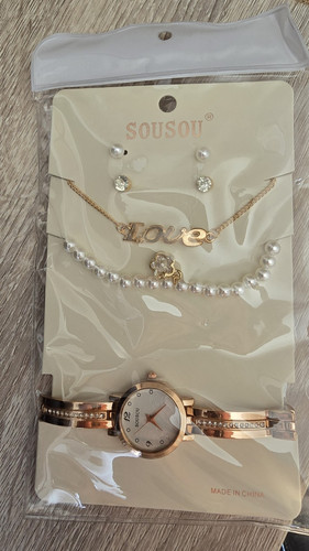 Sousou schmuckset goldfarben - schmuckset,