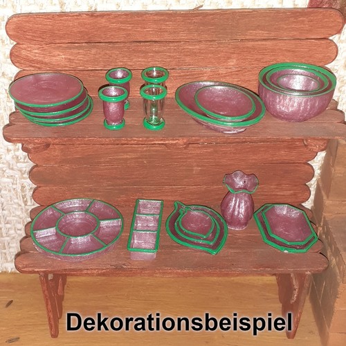 Miniatur 21 teiliges - 1:12, 21-teiliges