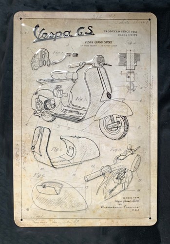 Vespa roller 1955 retro - vespa,