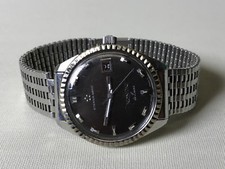 ETERNA MATIC KONTIKI de Luxe Automatik Herren Armbanduhr Stahl 38mm