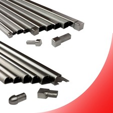 Edelstahlschiene Fliesenprofil