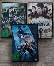 Maze Runner Trilogie, 3 DVDs
