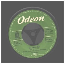 The Beatles Komm Gib Mir Deine Hand / Sie Liebt Dich NO SLEEVE Odeon Records