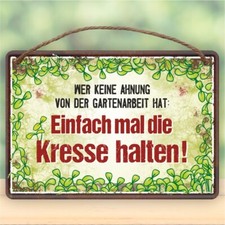Metallschild Blechschild