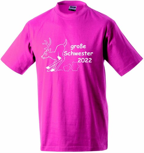 Kinder shirt bedruckt reh - t-shirt, "reh