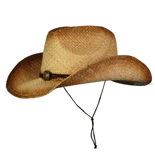 Westernhut stroh cowboy - stroh,