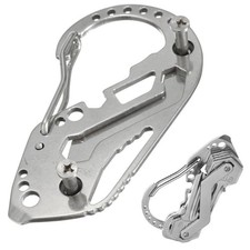 Karabiner Key Organizer Schlüssel Schlüsselanhänger Edelstahl Outdoor Multitool