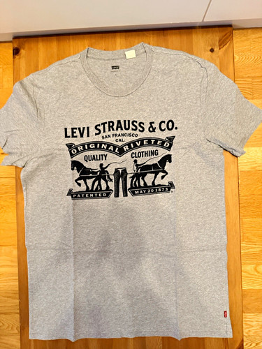 Levi herren shirt - herren, grau