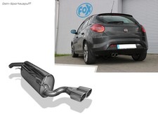 Fox Sportauspuff Fiat Bravo 1.4l Typ 198 ab07, mit ER-ausschnitt 2x80mm rund