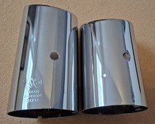 2 Auspuffblenden Edelstahl VW