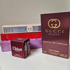 Chloe le Parfum 5 ml, Idôle Nectar 10 ml, Chopard Felicia Roses 10 ml, Ginza 4ml