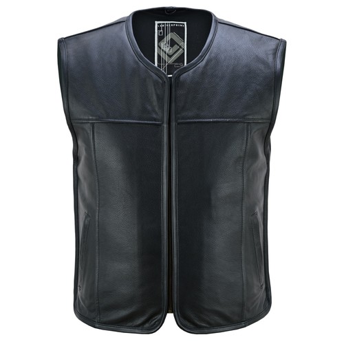 Herren lederweste biker kutte - herren,
