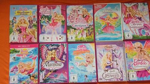 Barbie dvd konvolut filme - konvolut, 10