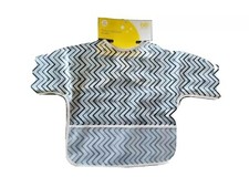 Lätzchen Sterne 2er Pack PEVA aus abwaschbaren weichem Plastik Langarm