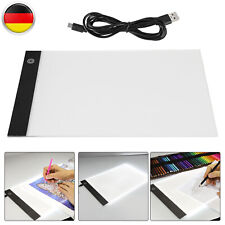 LED LICHT PAD A4 LEUCHTTISCH LEUCHTPLATTE TRAGBARE LIGHT PAD Grafiktablett DHL