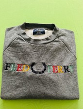 Fred Perry  Sweat / Reissues-Reihe / Made in Portugal / "L" - Grau / gebraucht
