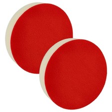 Polierschwamm 13cm weiß - 2x,