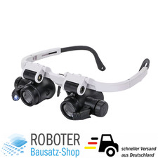 Lupenbrille 8x Vergrößerungsbrille mit LED