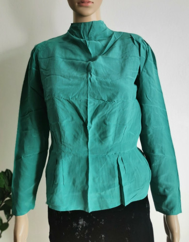 Christopher seidenbluse vtg - seidenbluse,