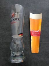Weißbierglas Paulaner - Fußball WM 2010 -  Deutschland mit Torjubel