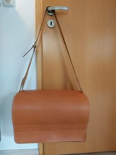 Große Leder Aktentasche, Schultasche, XXL, Naturleder, Cognac,von "Jahn Taschen"