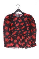 Zara Chiffonbluse Regular Bluse für Damen Gr. 38, M mit Blumenmuster 3/4 Ärmel