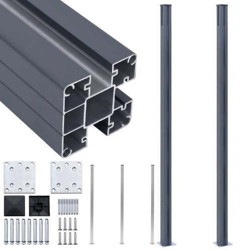 Zaunpfosten aluminium stahl - zaunpfosten,