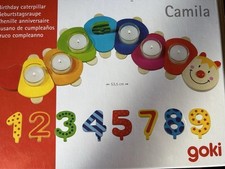 Geburtstagsraupe Goki 1-9