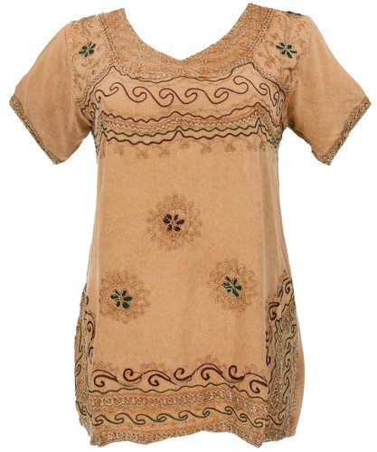 Bestickte indische tunika - bestickte,