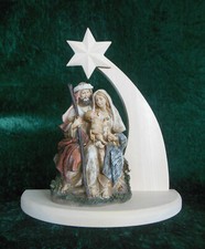 Weihnachtskrippe Heilige
