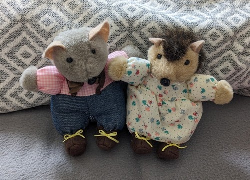 Stofftiere papa maus und - papa, mama